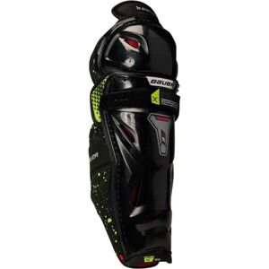 Bauer VAPOR 3X SHIN GUARD INT Juniorské chrániče holení, černá, velikost