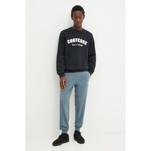 Converse STANDARD FIT CORE CHUCK PATCH PANT FT Unisexové tepláky, světle modrá, velikost