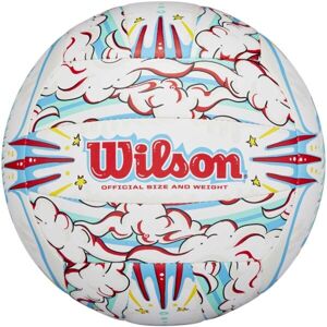 Wilson GRAFFITI PEACE VB Míč na plážový volejbal, bílá, velikost