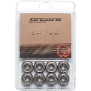 Arcore ABEC9 CHROM SET Inline ložiska, stříbrná, velikost