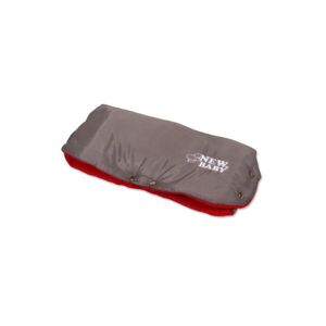 NEW BABY CLASSIC FLEECE Rukávník na kočárek, červená, velikost