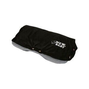 NEW BABY CLASSIC FLEECE Rukávník na kočárek, černá, velikost