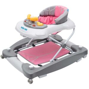 BABY MIX CHODÍTKO Dětské chodítko s houpačkou, tmavě šedá, velikost