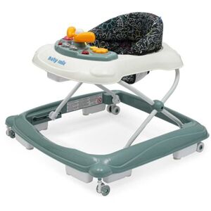 BABY MIX CHODÍTKO Dětské chodítko s volantem, černá, velikost