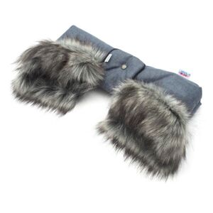 NEW BABY RUKÁVNÍK 2v1 Rukávník na kočárek, modrá, velikost