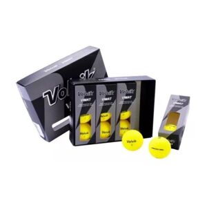 VOLVIK GB VIMAT 2P 12KS Golfové míčky, žlutá, velikost