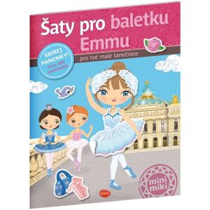 ELLA & MAX ŠATY PRO BALETKU EMMU Kniha samolepek, mix, velikost