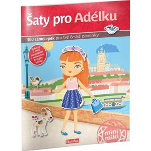 ELLA & MAX ŠATY PRO ADÉLKU Kniha samolepek, mix, velikost