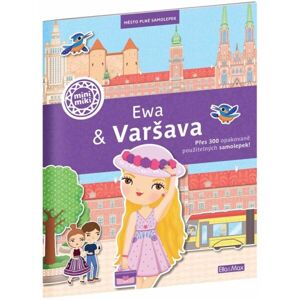 ELLA & MAX EWA & VARŠAVA Město plné samolepek, mix, velikost