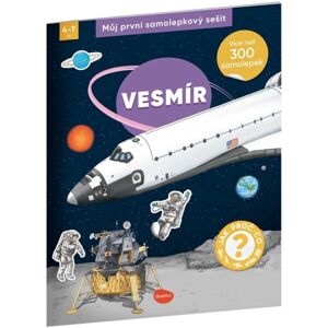 ELLA & MAX VESMÍR Můj první samolepkový sešit, mix, velikost