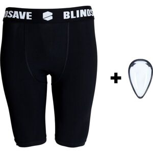 BLINDSAVE COMPRESSION SHORTS + CUP Kraťasy se suspenzorem, černá, velikost