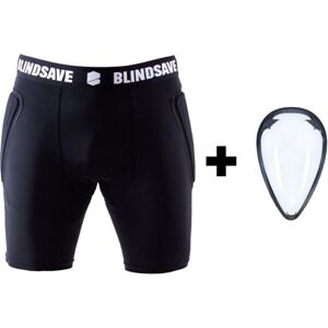 BLINDSAVE GOALIE SHORTS + CUP Kraťasy se suspenzorem, černá, velikost