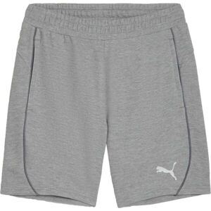 Puma TEAMFINAL CASUALS SHORTS Pánské sportovní kraťasy, šedá, velikost