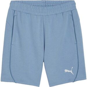 Puma TEAMFINAL CASUALS SHORTS Pánské sportovní kraťasy, světle modrá, velikost