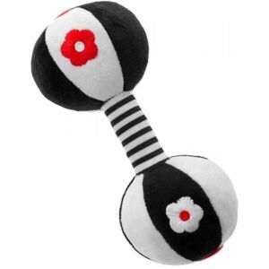 AKUKU ČINKA Dětská senzorická hračka s chrastítkem, bílá, velikost