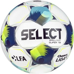 Select FB BRILLANT SUPER TB CZ CHANCE LIGA Fotbalový míč, bílá, velikost