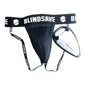 BLINDSAVE JOCKSTRAP + CUP Suspenzor, černá, velikost