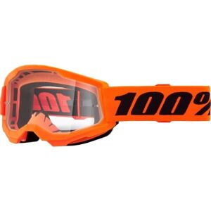 100% STRATA 2 JUNIOR Downhill brýle, oranžová, velikost