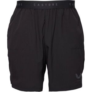CASTORE 7 BRANDED ELASTIC SHORTS Pánské sportovní kraťasy, černá, velikost