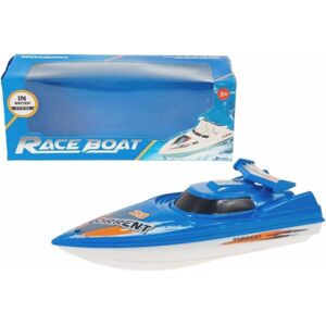 ADAR LOĎ NA BATERIE Hračková loď, modrá, velikost