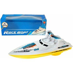 ADAR LOĎ NA BATERIE Hračková loď, bílá, velikost