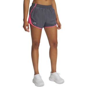 Under Armour FLY BY 3'' Dámské kraťasy, tmavě šedá, velikost M