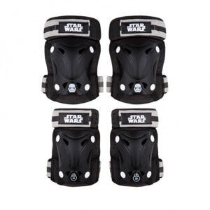 Disney STAR WARS STORMTROOPER Chrániče loktů a kolen, černá, velikost