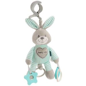BABY MIX KRÁLÍK Plyšová hračka s vibrací, šedá, velikost