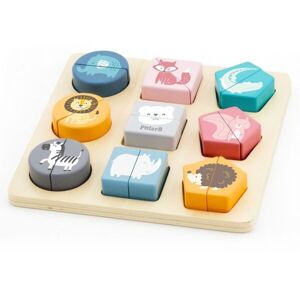 VIGA ZOO Dřevěné vkládací puzzle, mix, velikost