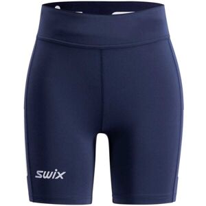 Swix PACE HIGH WAIST W Dámské běžecké kraťasy, tmavě modrá, velikost