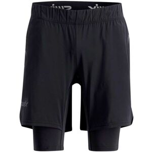 Swix PACE HYBRID Pánské běžecké kraťasy, černá, velikost