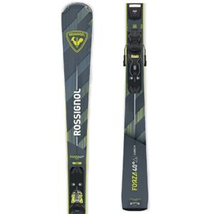 Rossignol FORZA 40' CA XPRESS + XPRESS 11 GW Unisex sjezdové lyže, tmavě šedá, velikost