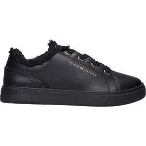 Tommy Hilfiger CASUAL CUPSOLE SNEAKER WL Dámská nízká obuv, černá, velikost