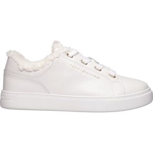 Tommy Hilfiger CASUAL CUPSOLE SNEAKER WL Dámská nízká obuv, bílá, velikost