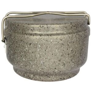 ALB STONE Třídílná sada ešusu, šedá, velikost