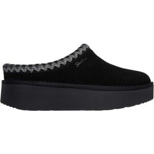 Skechers KEEP COZY - COZY CASCADE Dámské pantofle, černá, velikost