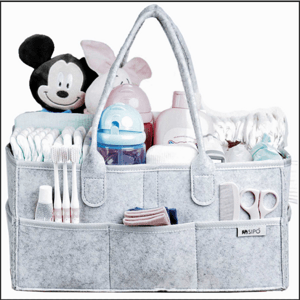 Sipo ORGANIZER Organizér na hygienické potřeby pro děti, šedá, velikost