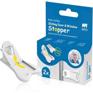 Sipo DOOR LOCK 2KS Dětský bezpečnostní zámek na posuvné dveře, bílá, velikost