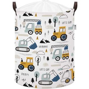 Sipo TOY BOX 43L Koš na hračky, bílá, velikost