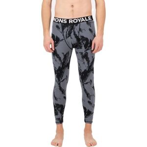 MONS ROYALE CASCADE Pánské funkční spodky, tmavě šedá, velikost XXXL